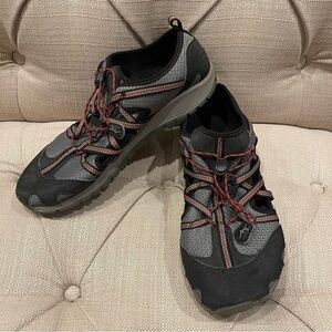 Chaco Kids Sz 6 Boys OutCross Grey Red Black Outdoor Hiking Sandals Shoe J180201